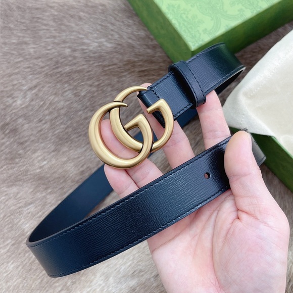 gucci marmont black belt